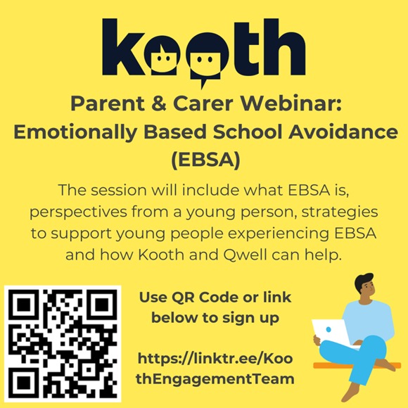 EBSA (Emotionally Based School Avoidance)   Parent and Carers webinar