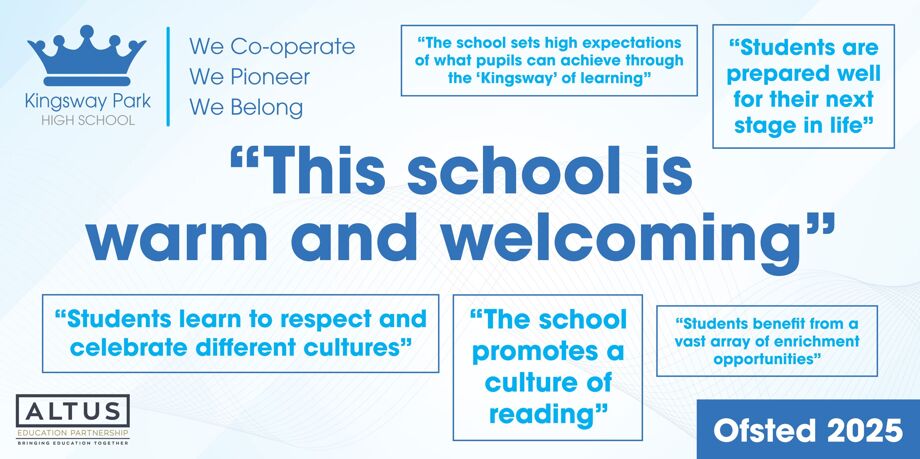 KPHS   Ofsted Banner