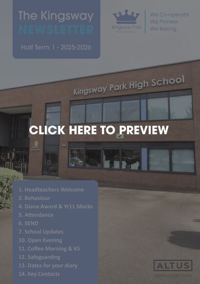 KPHS Newsletter HT1 2025 26 Cover